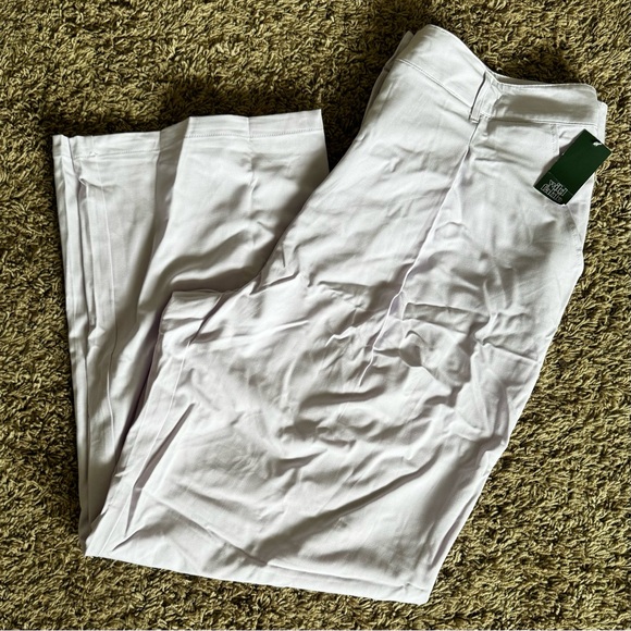 Wide Leg Lavender Trousers Sz 17 - Picture 7 of 13